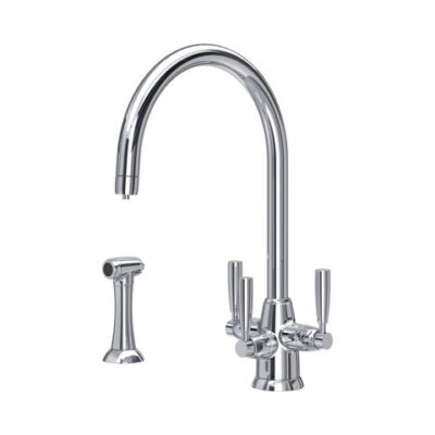 P & R 1580 Langbourn Sink Mixer with Filtration and Rinse