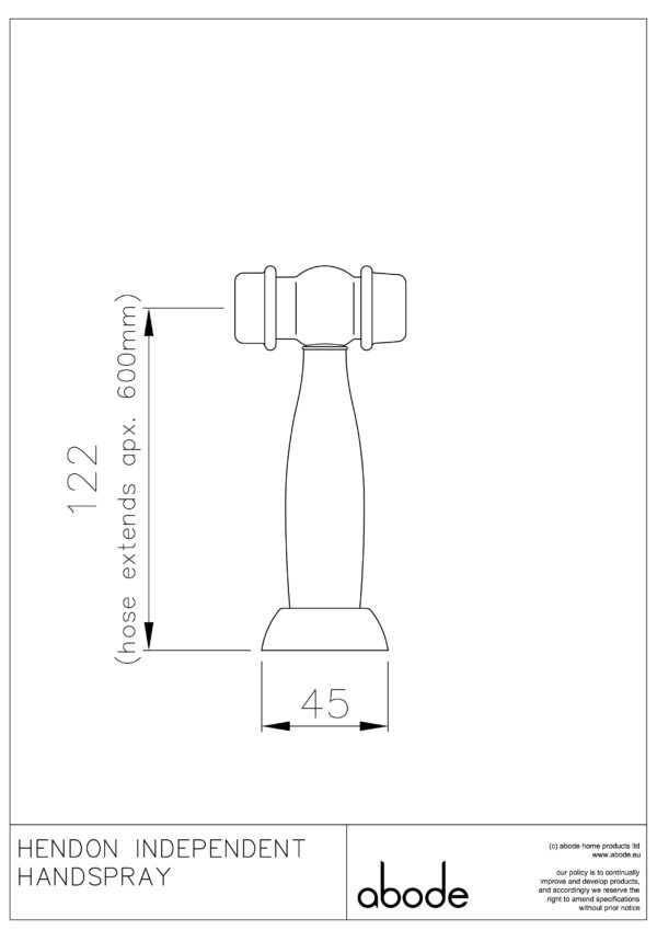 ABODE Hendon Pull Out Spray - Image 4