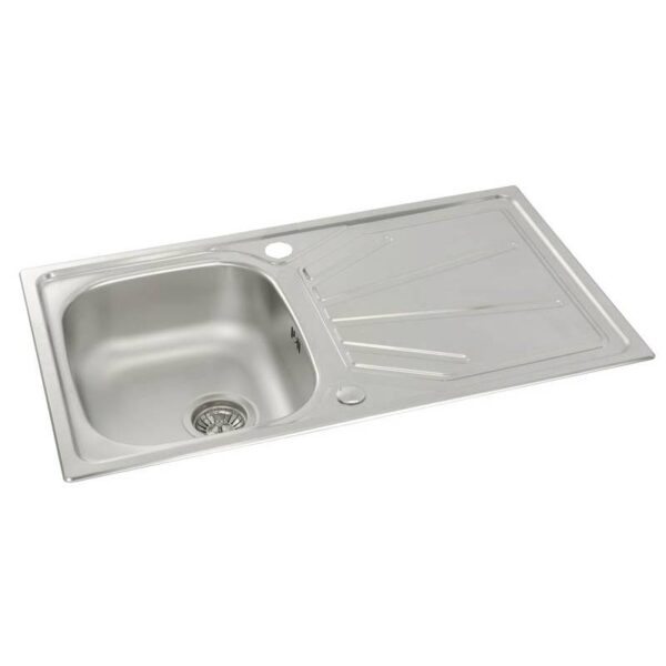 ABODE Trydent Single Bowl & Drainer - Inset - Image 2