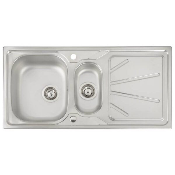 ABODE Trydent 1.5 Bowl & Drainer - Inset