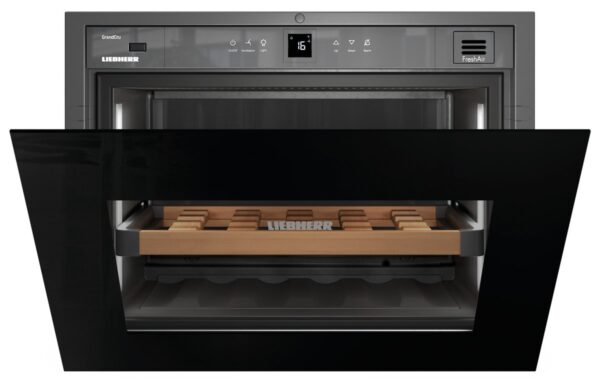 LIEBHERR GrandCru WINE CABINET - 1 Zone - Black Glass Frame - Image 3