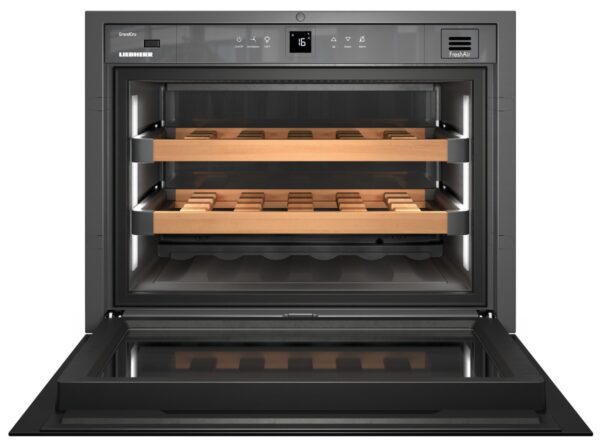 LIEBHERR GrandCru WINE CABINET - 1 Zone - Black Glass Frame - Image 4