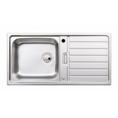 ABODE Neron Large Single Bowl & Drainer - Inset