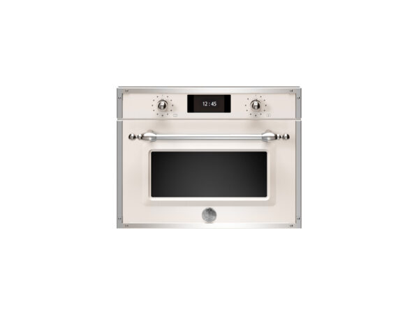 BERTAZZONI - Heritage Series - 60 x 45cm Combi-Microwave Oven - Ivory/Chrome