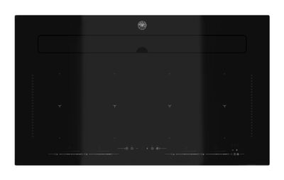 BERTAZZONI Modern Series - 4 zone Induction Hob & Integrated Rear Extractor - Black Glass
