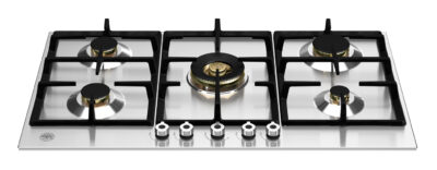 BERTAZZONI Professional Series - 90cm Gas on Steel Hob with Central Wok - S/S