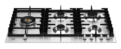BERTAZZONI - Modern Series - 90cm Gas Hob with Lateral Dual Wok - S/S
