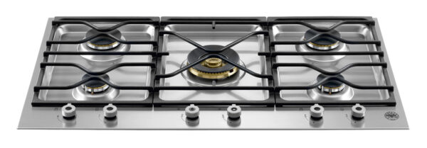BERTAZZONI - 90cm Segmented S/S Gas Hob - Central Wok
