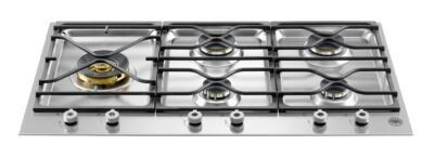 BERTAZZONI - 90cm Segmented S/S Gas Hob - LH Wok