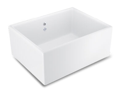 SHAWS SHAKER 600 - White - Single Bowl