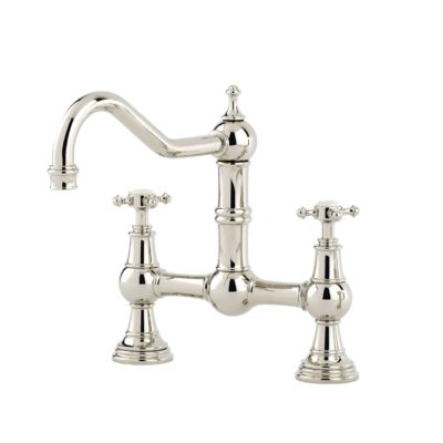 P & R 4750 Provence Sink Mixer with Crosstop Handles