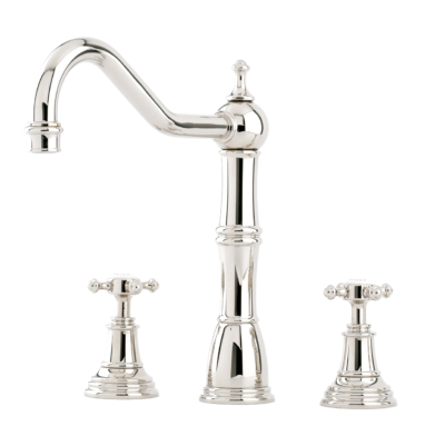 P & R 4770 Alsace Sink Mixer with Crosstop Handles