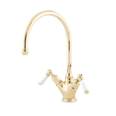 P & R 4387 Minoan Sink Mixer with Lever Handles