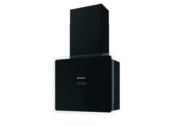 55cm Black Glass