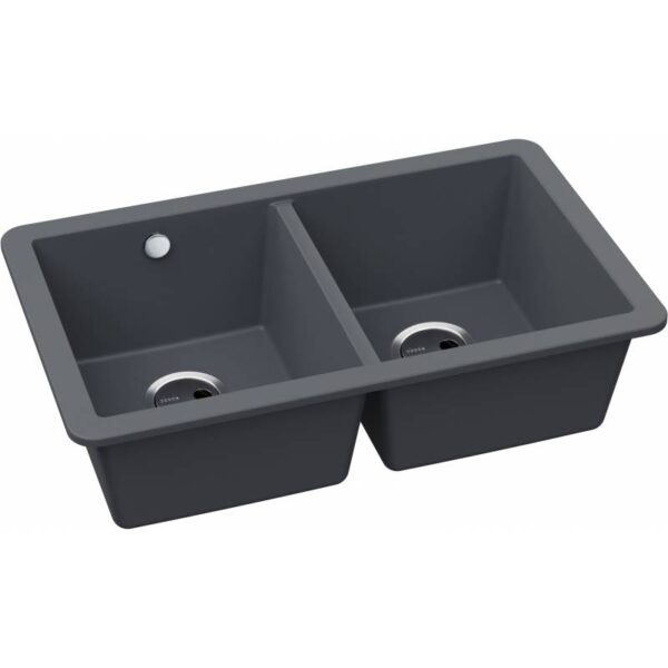 ABODE MATRIX SQ GR15 DOUBLE BOWL - Undermount - Image 2