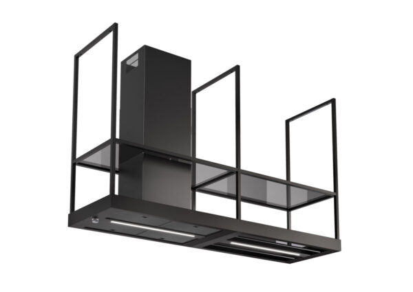 FABER T-Shelf 180cm - Black Matt - Image 4