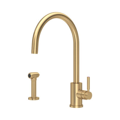 P & R 4012 Juliet Single Lever Sink Mixer with Rinse