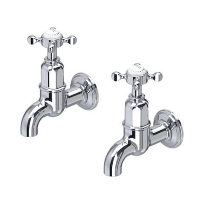 P & R 4328 Ionian Crosstop Bibcock Wall-Mounted Taps