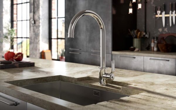 P & R 4512HT Armstrong Single Lever Mixer, with Textured Handle - Image 9