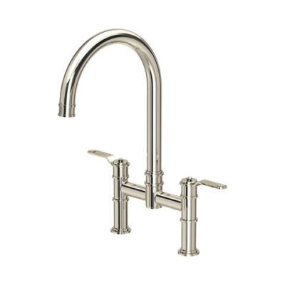 P & R 4593HT Armstrong Bridge Mixer, with Textured Handle