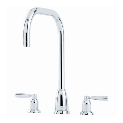 P & R 4888IG Callisto U Spout Lever Tap - Gold