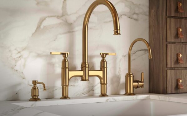 P & R 4996 Southbank Bridge Sink Mixer - Image 10