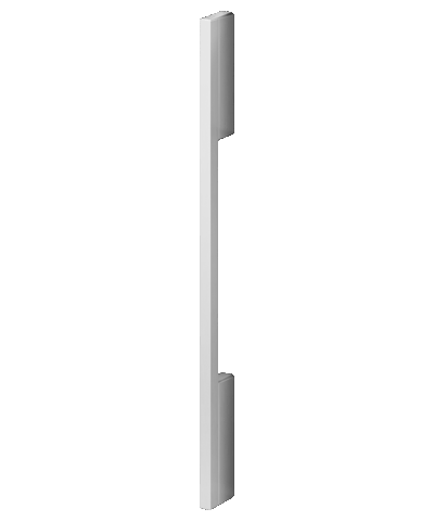 F&P ALUMINIUM SQUARE FINE HANDLE FOR BUILT-IN UNDERCOUNTER WINE & BEVERAGE, 60cm