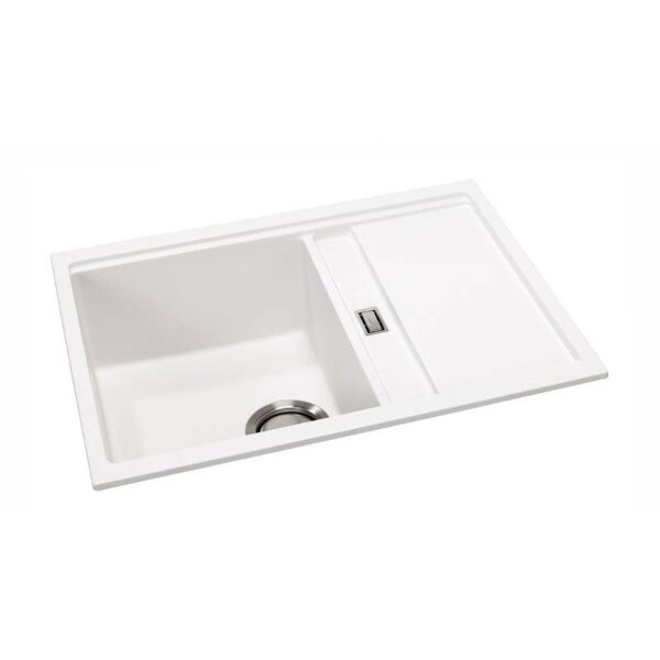 ABODE Synchronist Compact 1.25 Bowl With Drainer - Inset or Undermount - Image 2
