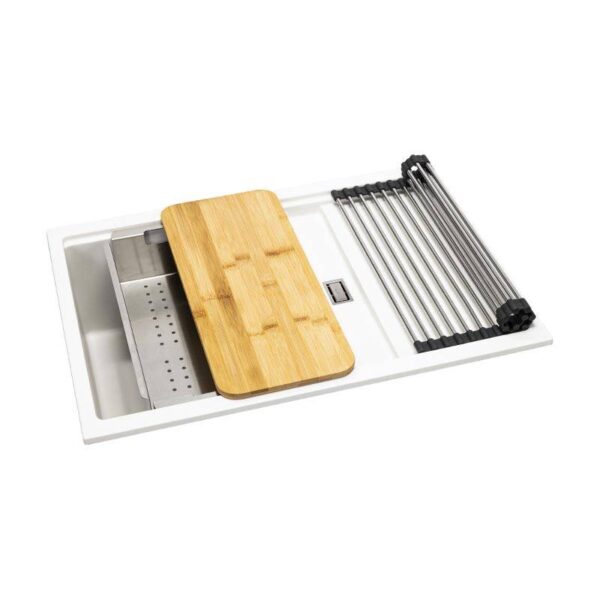 ABODE Synchronist Compact 1.25 Bowl With Drainer - Inset or Undermount - Image 7