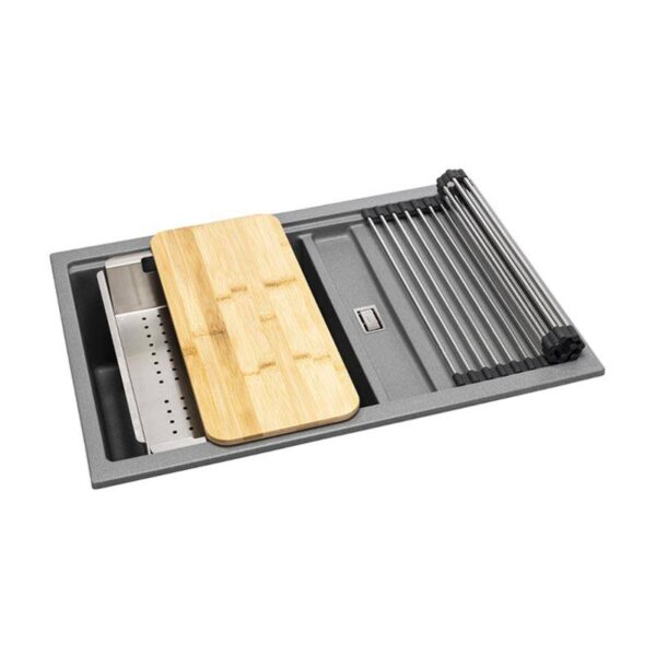 ABODE Synchronist Compact 1.25 Bowl With Drainer - Inset or Undermount - Image 8