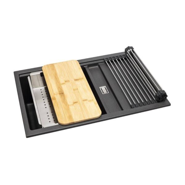 ABODE Synchronist Compact 1.25 Bowl With Drainer - Inset or Undermount - Image 9