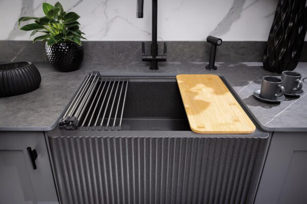 ABODE Optima Granite Single Bowl - Undermount or Apron Front - Image 5