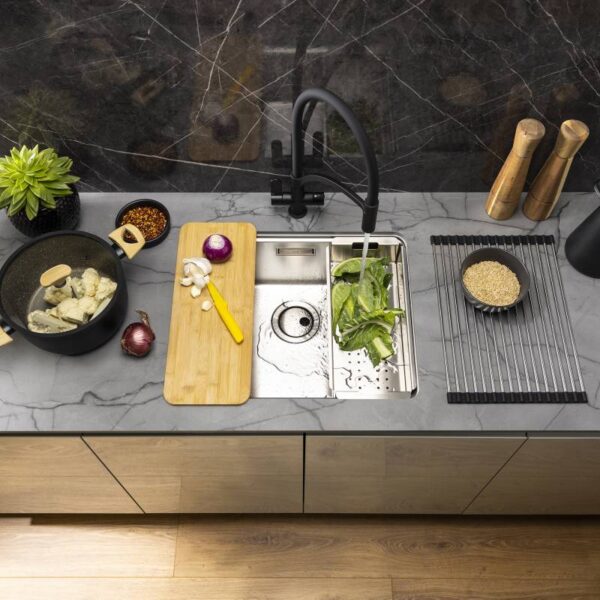 ABODE System Sync 1.0 Bowl (500mm) inc Accessory Trio - Undermount - Image 5