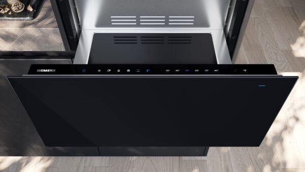 SIEMENS iQ700 BUILT-IN WARMING DRAWER - 60 x 29cm - Black - Image 2