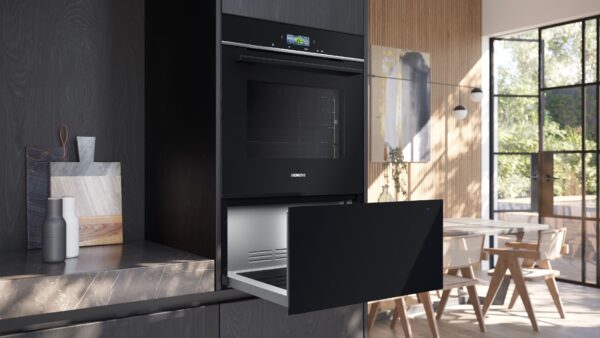 SIEMENS iQ700 BUILT-IN WARMING DRAWER - 60 x 29cm - Black - Image 4