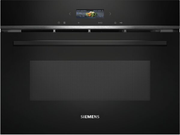 SIEMENS iQ700 BUILT-IN COMPACT MICROWAVE - Black