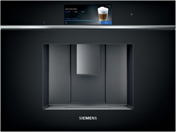 SIEMENS iQ700 BUILT-IN AUTOMATIC COFFEE CENTRE - Black
