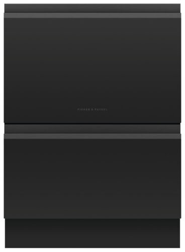 F&P SERIES 9 DOUBLE DISHDRAWER DISHWASHER - Black Glass