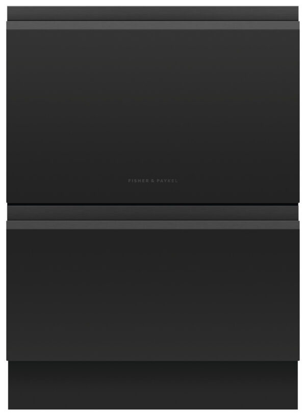 F&P SERIES 9 DOUBLE DISHDRAWER DISHWASHER - Black Glass