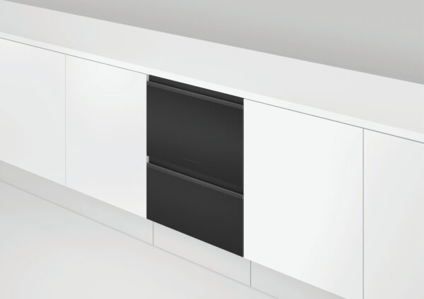 F&P SERIES 9 DOUBLE DISHDRAWER DISHWASHER - Black Glass - Image 2