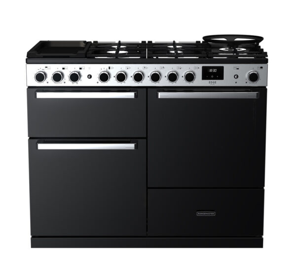 RANGEMASTER EDGE DELUXE OC 110 - Chrome Trim - Dual Fuel