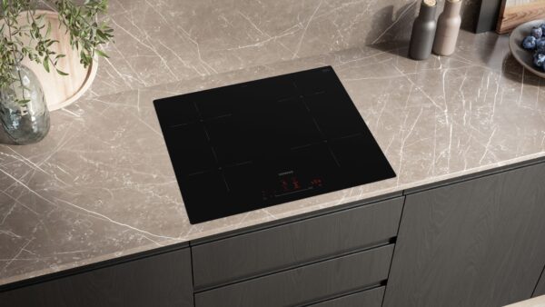 SIEMENS iQ100 60cm INDUCTION HOB - Black - Image 3