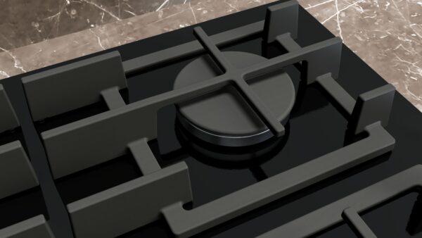 SIEMENS iQ700 90cm GAS HOB - Black Tempered Glass - Image 4