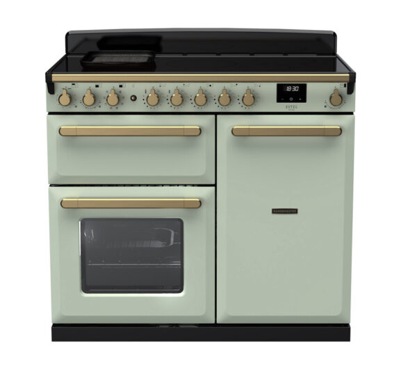 RANGEMASTER ESTEL DELUXE 100 - Brass Trim - Induction - Image 3