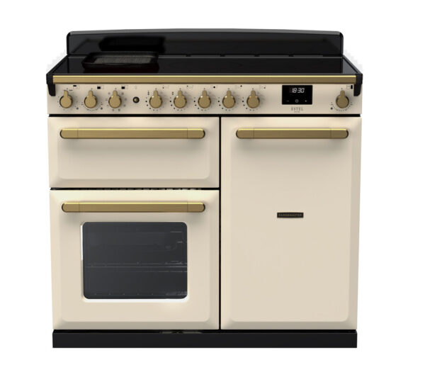 RANGEMASTER ESTEL DELUXE 100 - Brass Trim - Induction - Image 5