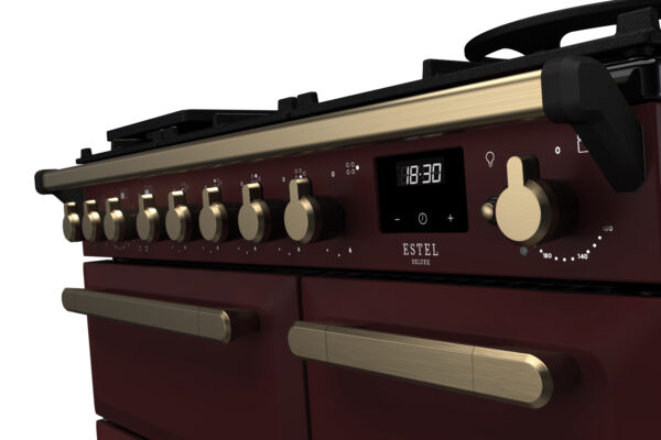 RANGEMASTER ESTEL DELUXE 90 - Brass Trim - Dual Fuel - Image 12