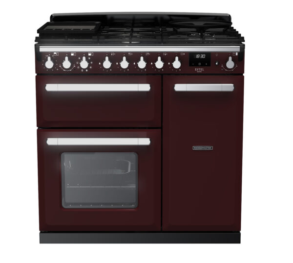 RANGEMASTER ESTEL DELUXE 90 - Chrome Trim - Dual Fuel - Image 4