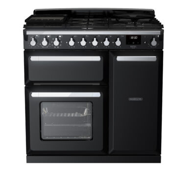 RANGEMASTER ESTEL DELUXE 90 - Chrome Trim - Dual Fuel