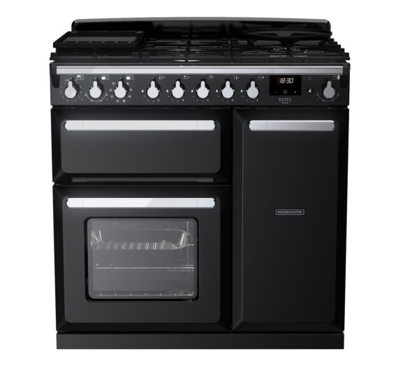RANGEMASTER ESTEL DELUXE 90 - Chrome Trim - Dual Fuel