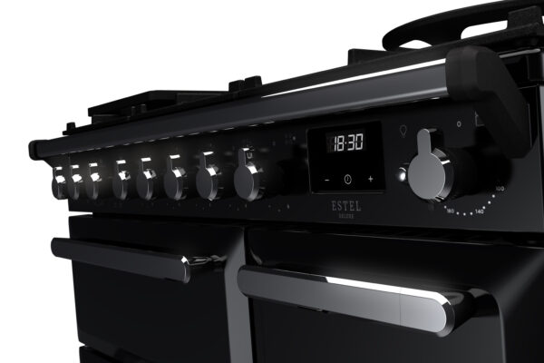 RANGEMASTER ESTEL DELUXE 90 - Chrome Trim - Dual Fuel - Image 16